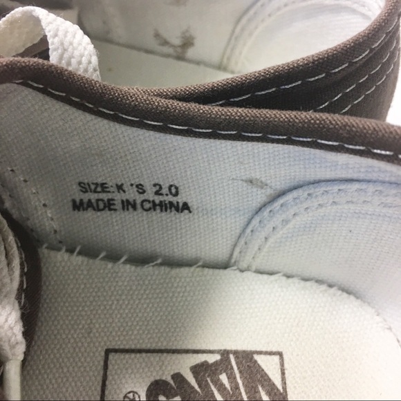 Vans brown sneakers size 2 - Picture 8 of 8